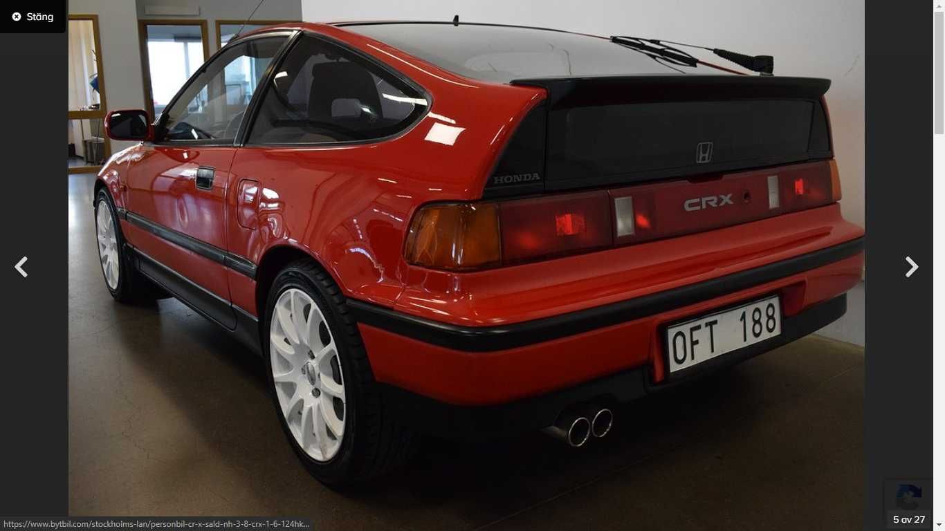 Honda Civic SI CRX 1989