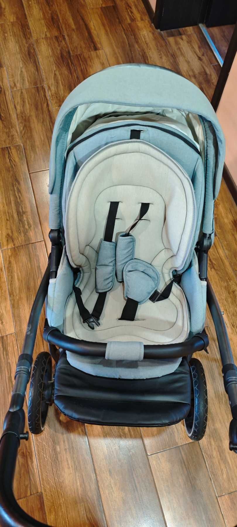 Бебешка количка Tutis Uno 3+, 2в1, 143 Menta