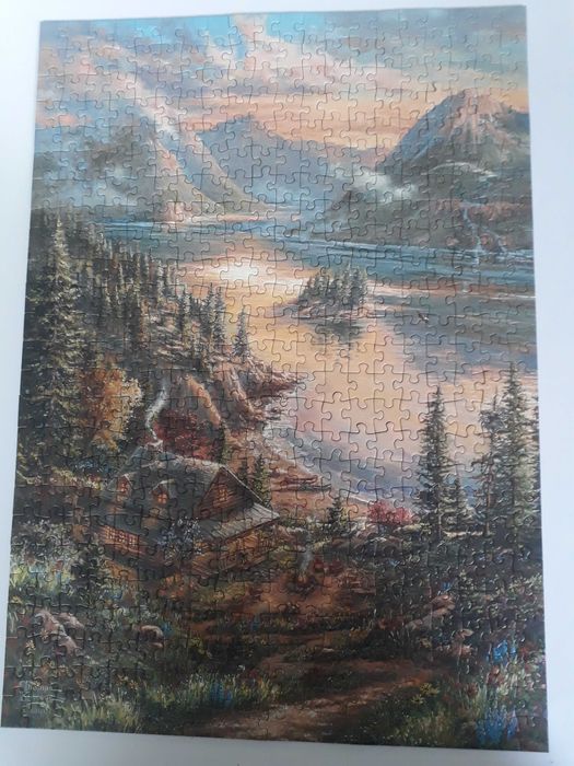 Пет пъзела с по 500 части за 30 лв.