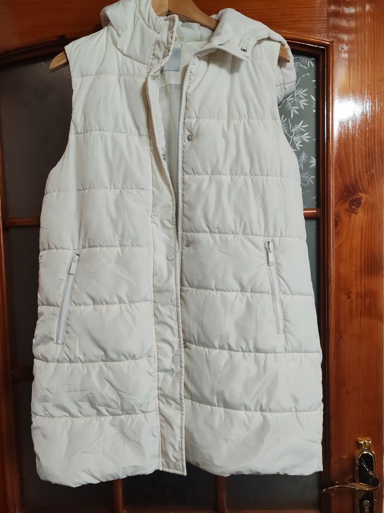 Vestă  damă albă