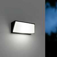 EBION E27 Max 20W LED стенна градинска лампа IP 44, тъмно сива