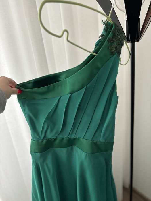 Rochie verde eleganta