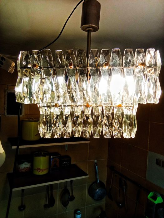 Люстра хрустальная советская