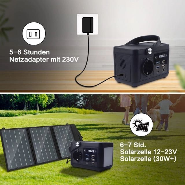 Power Station 88.8Wh, 80W, USB-C, LED, ideala pentru camping,calatorii