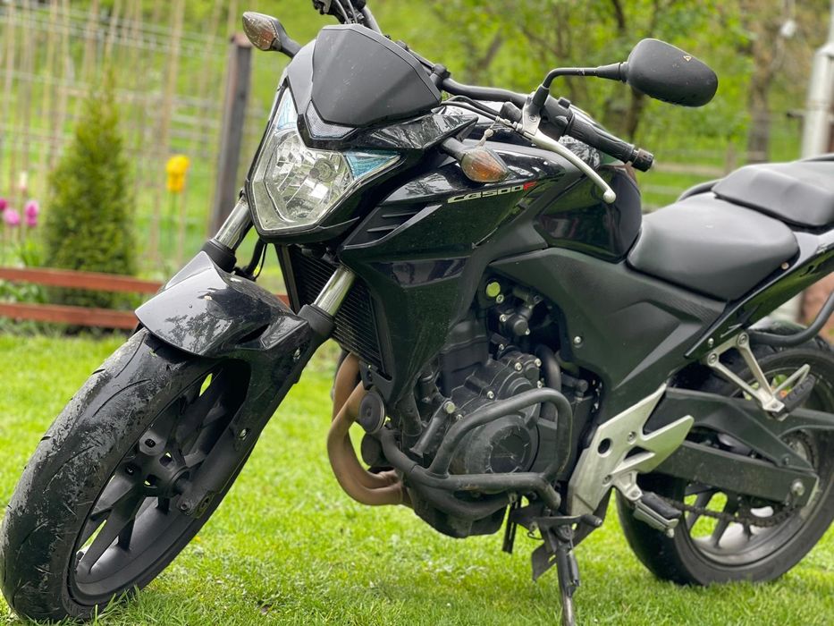 Honda CB500F cat.A2 /schimb cu snowmobil