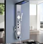 Panel de Dus Multifunctional cu LED Negru Ecran de temperatura factura
