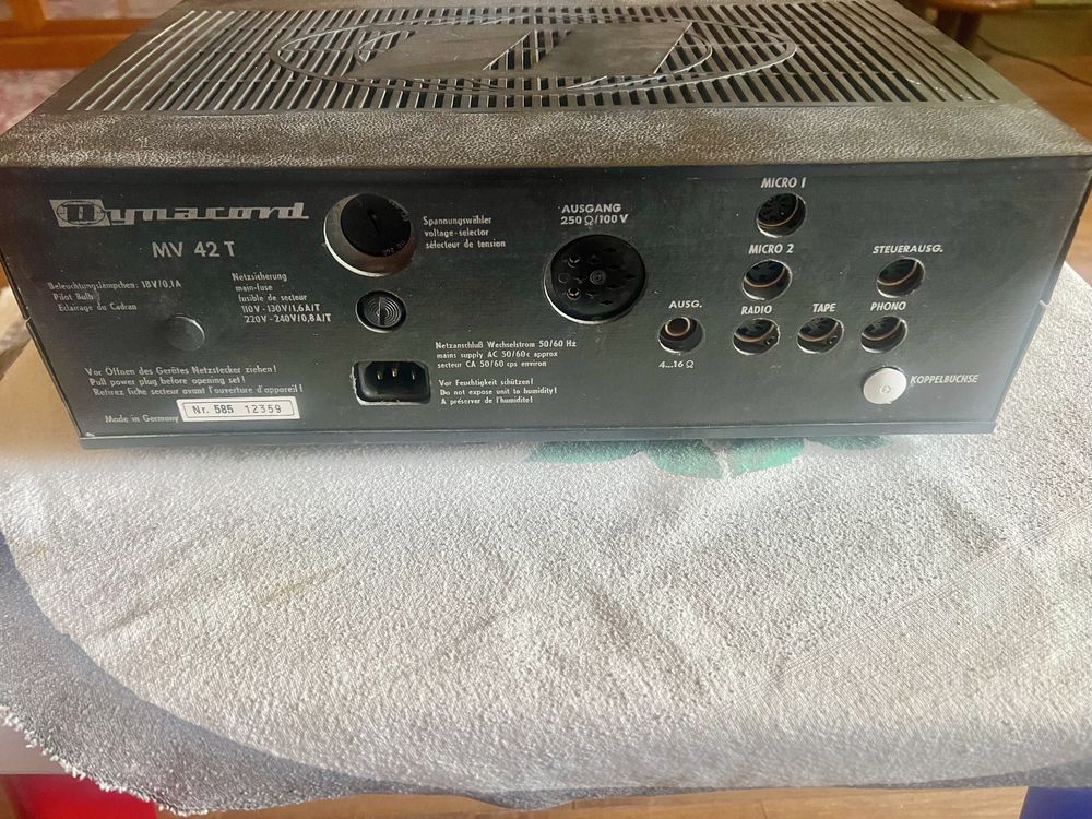 Ретро усилвател Dynacord MV 42T
