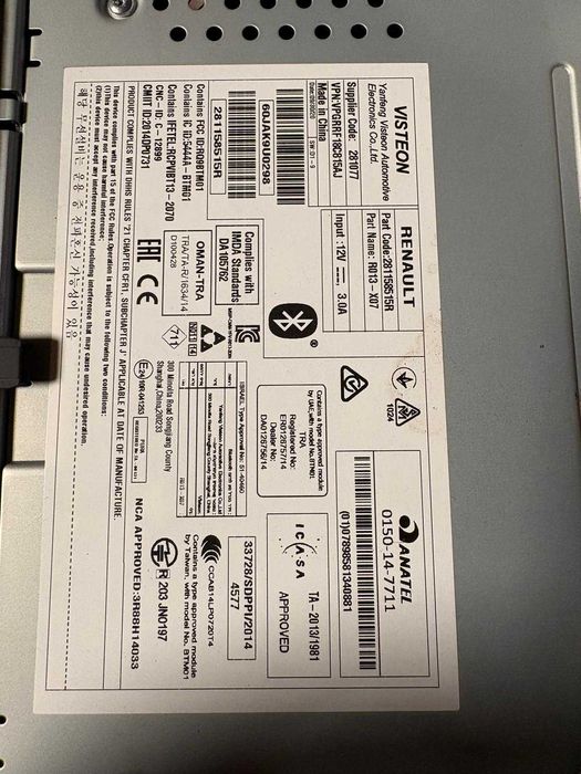 Modul radio Dacia Dokker
