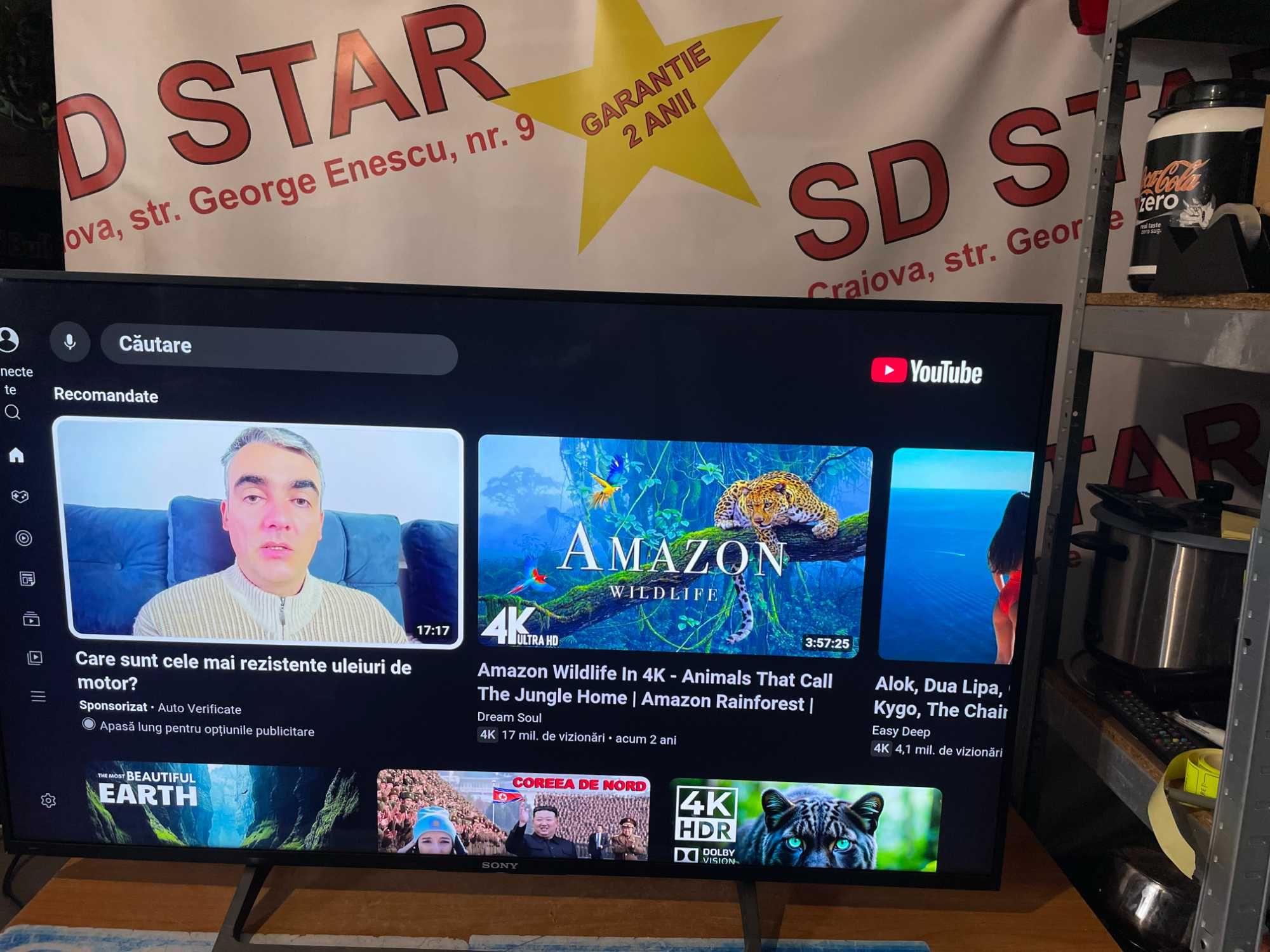 Televizor Smart Android 4K Ultra HD, Sony Bravia KD49XE8005,/125 cm