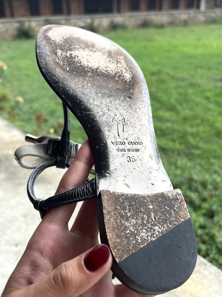 Sandale Giuseppe Zanotti, piele naturală