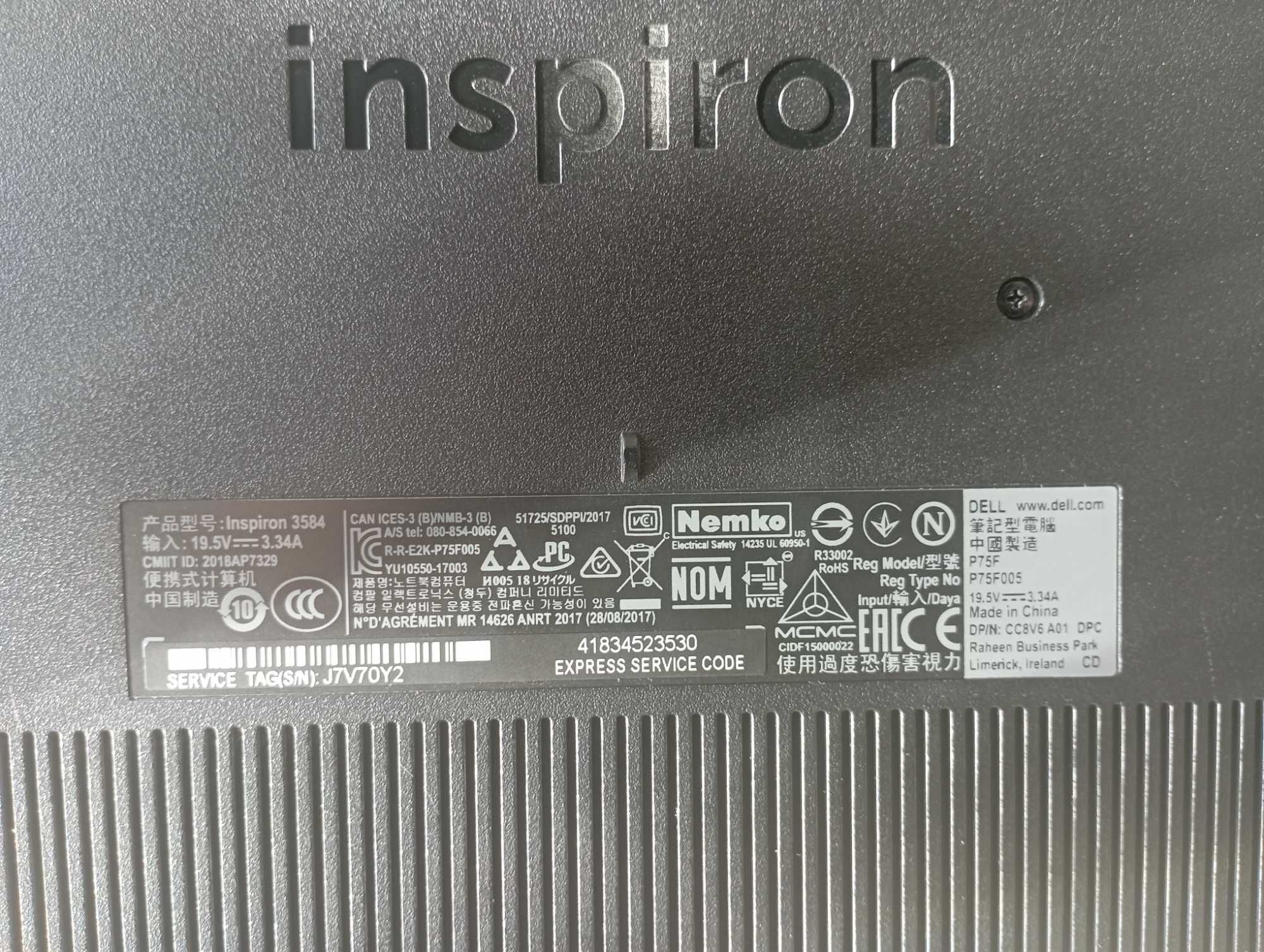 Dell Inspiron 3584