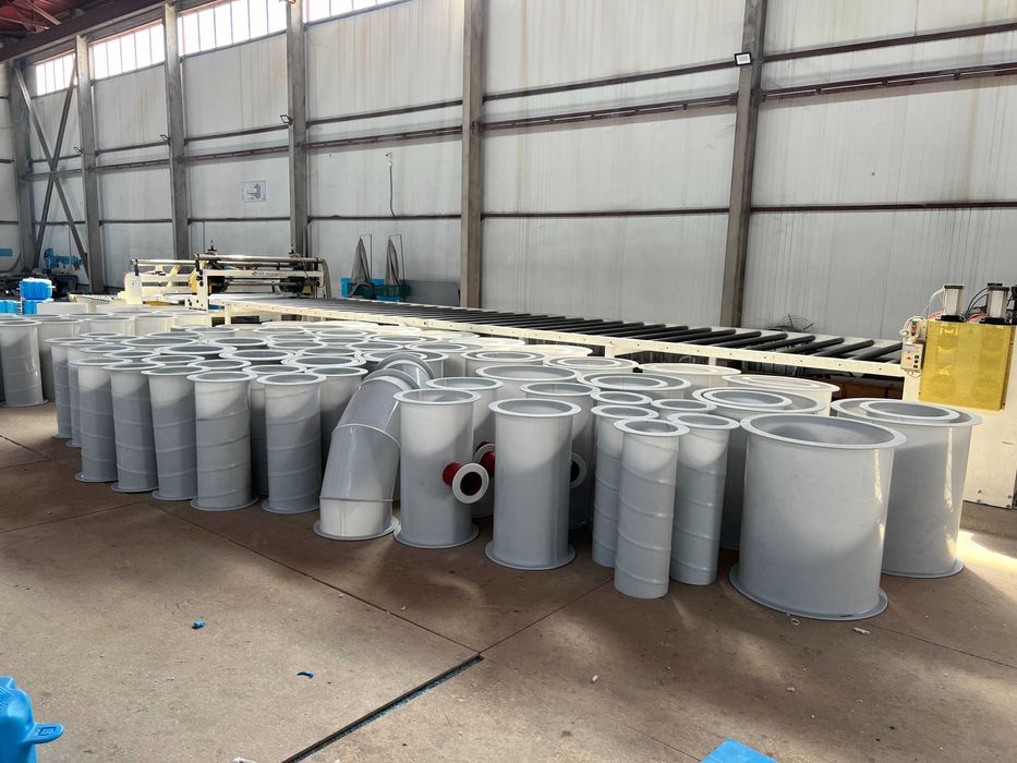 Промышленная вентиляция из полипропилена (собственное производство)