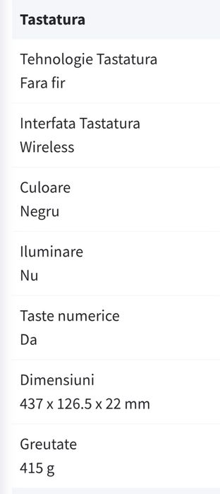 Kit Wireless Tastatura si Mouse Acer AAK940