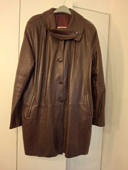 Haina/ jacheta din piele naturala, marimea 58