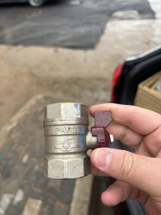 Кран шаровый латунный