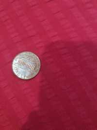 Moneda rara one cent america 1985