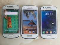 Vând 3 Samsung Galaxy S3 Mini albe, perfect funcționale //poze reale