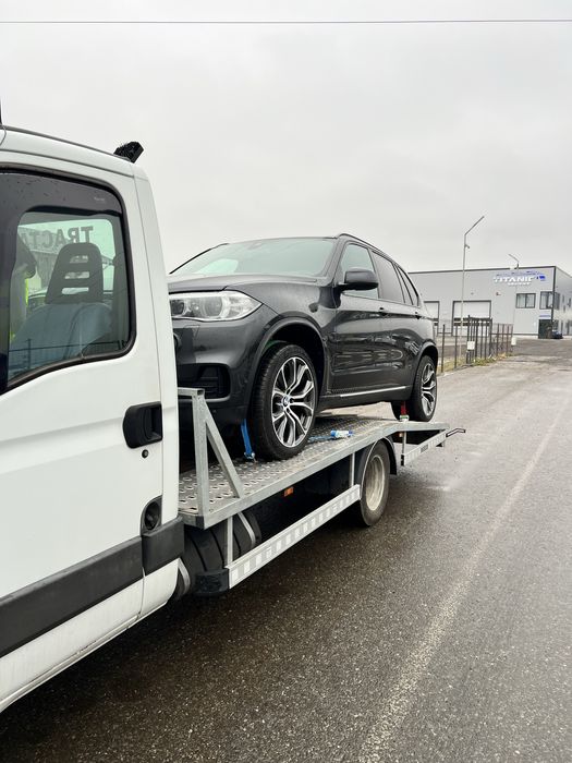 Tractari auto, platforma auto, transport auto non-nonstop, roti rupte