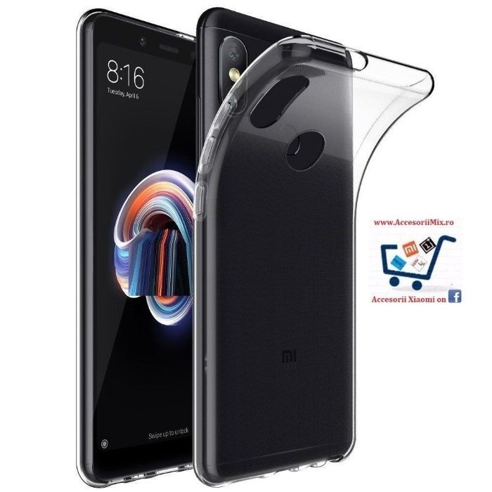 Folie Sticla Husa Silicon Xiaomi Redmi Note 5 Pro, 4X, Global Edition