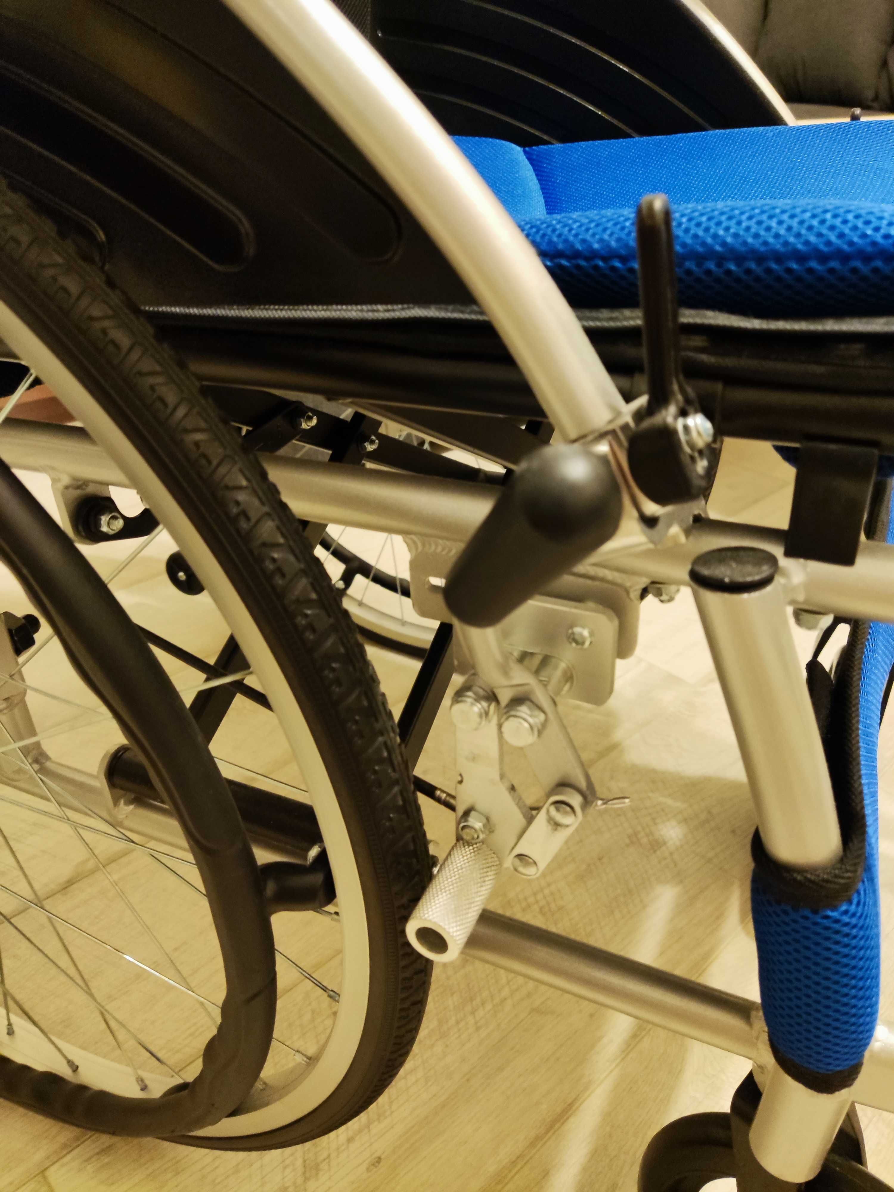 Премиум инвалидна количка - MOBIAK ALU II FIX QR → Обява 44139592