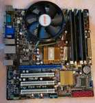 Placa de baza Asus P5Q-VM-DO, Socket 775 +Procesor+8gb RAM DDR2