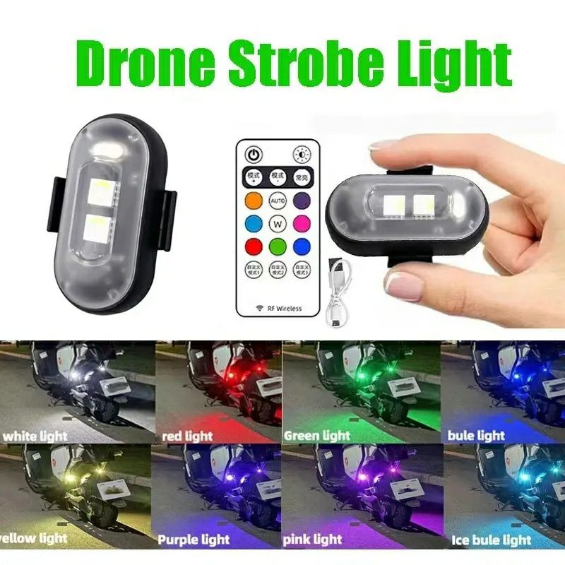 Stroboscoape led wireless, cu telecomanda, acumulator pentru mașină