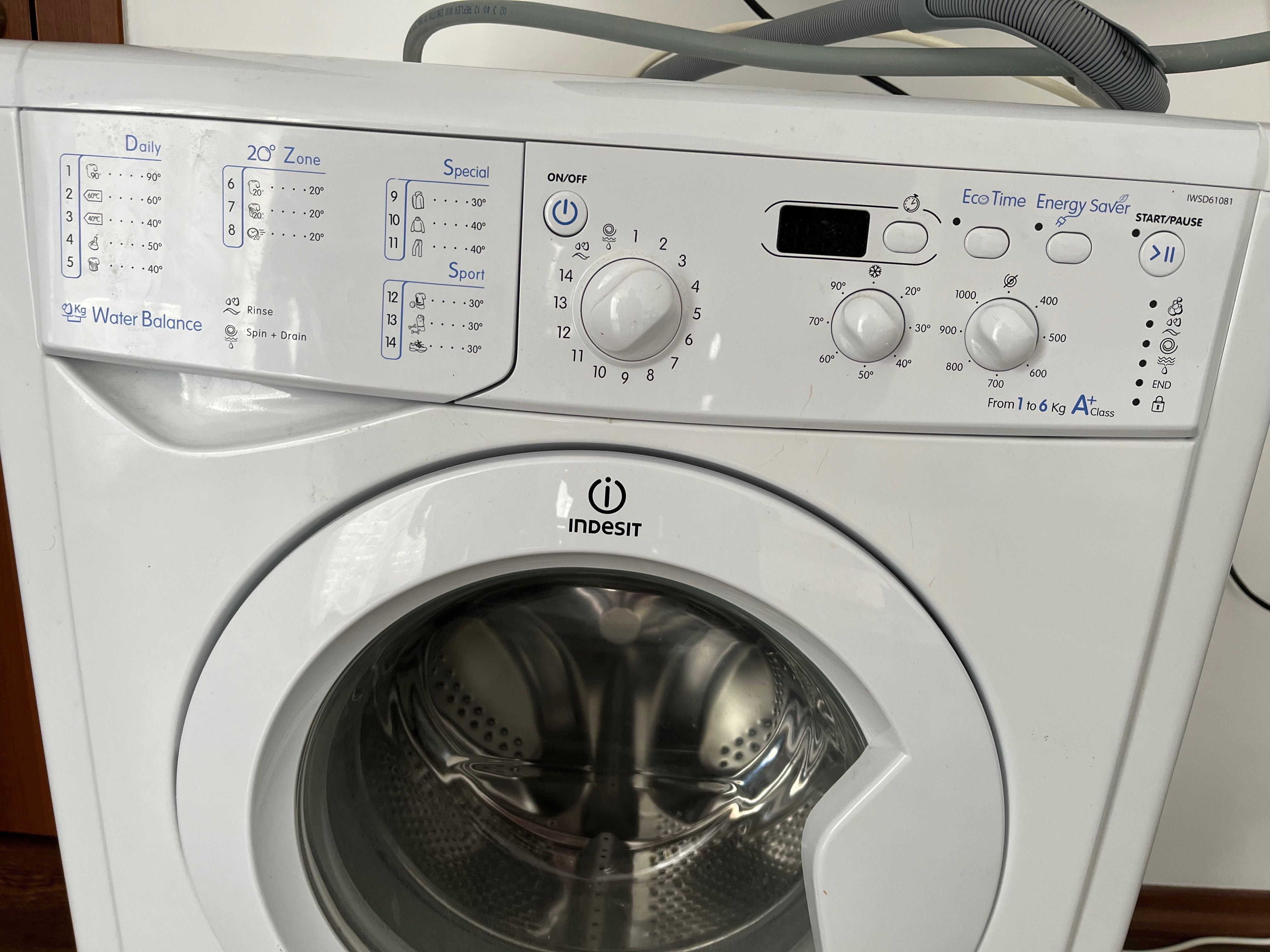 Пералня, Indesit, INWSD61081, Като нова, почти неизползвана!!!