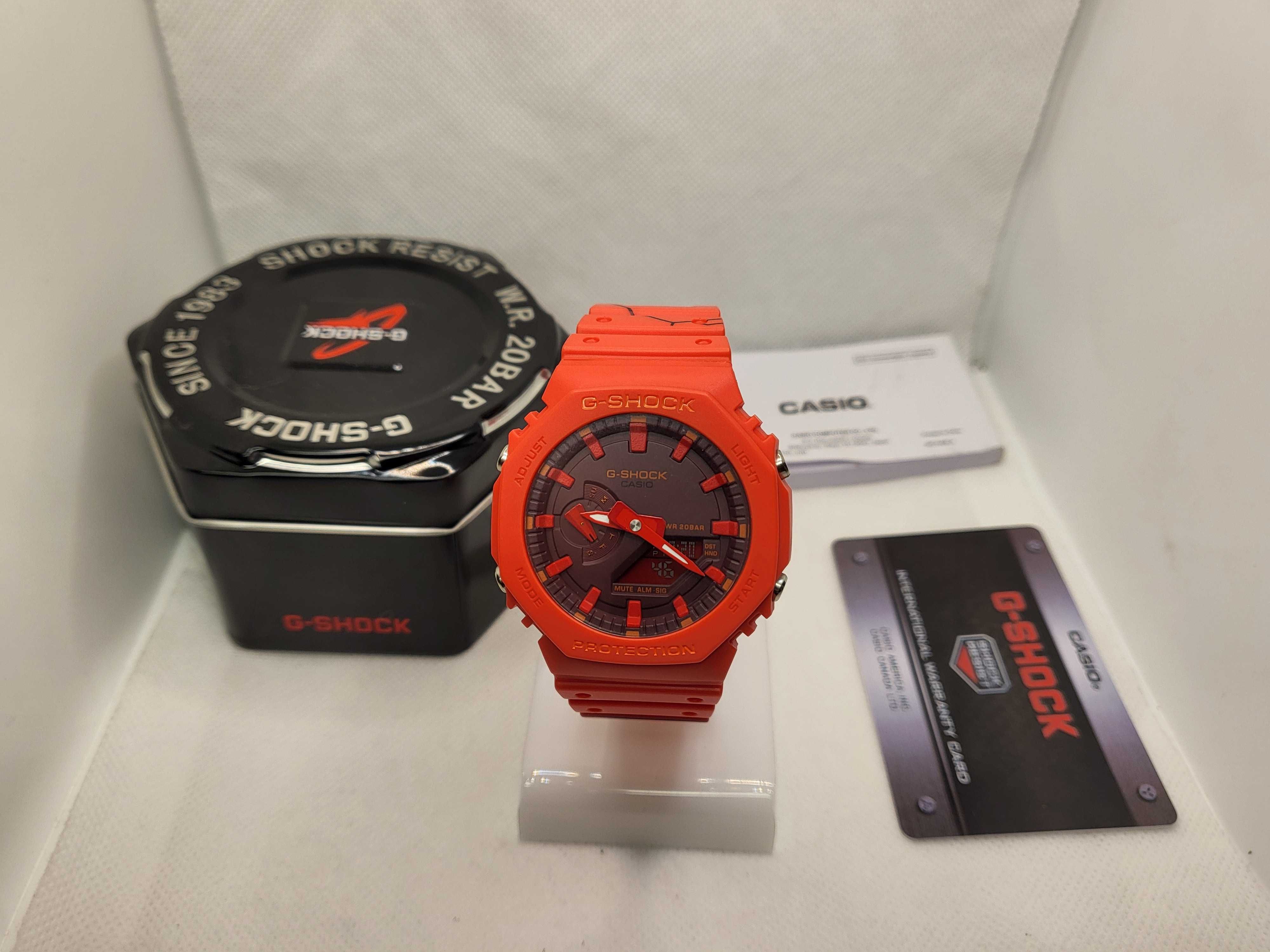 Ceas Sport Casio g shock Skater ga 2100 RED TOOLS Nou,Garantie 2 ani