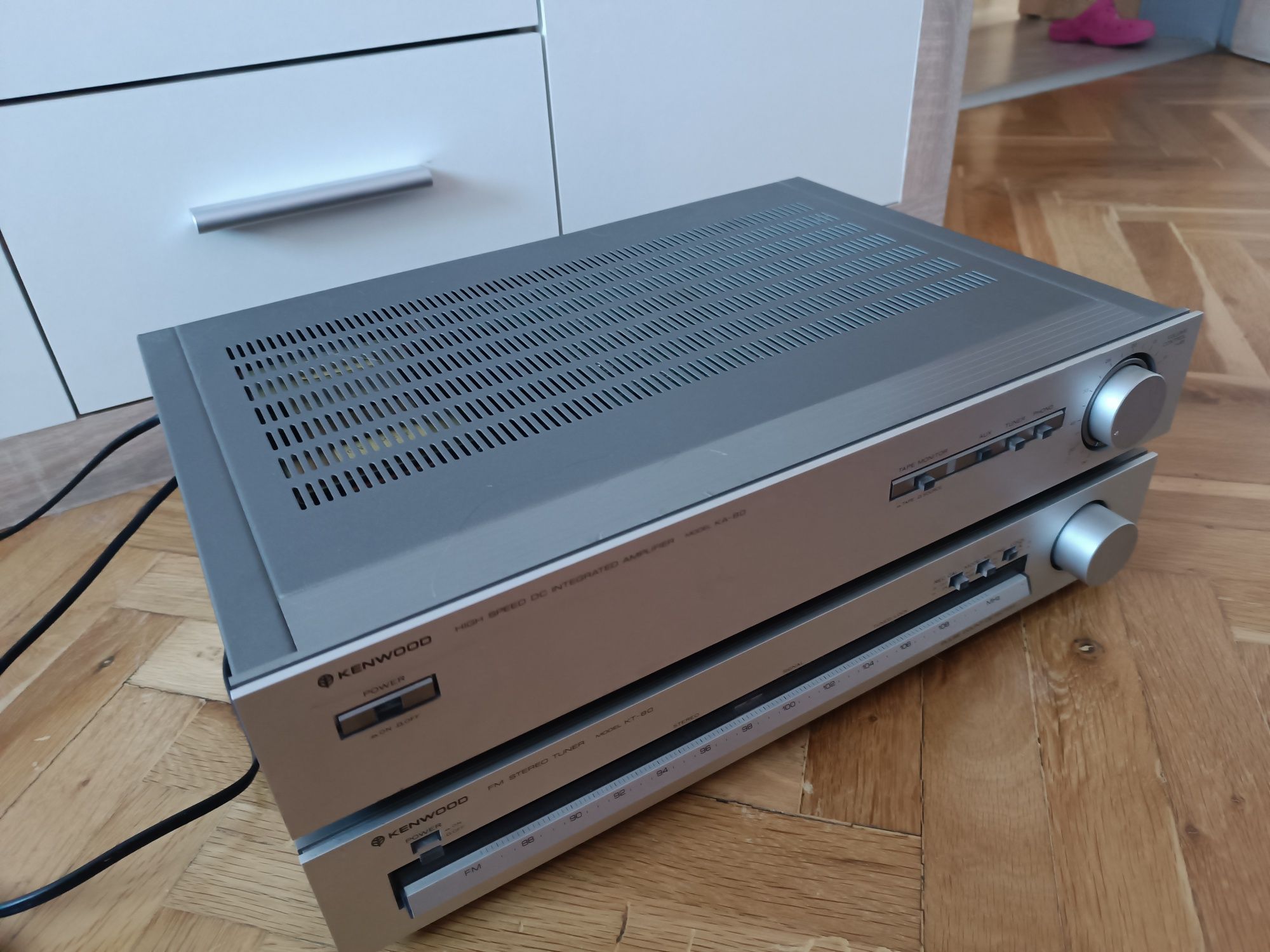 Old school усилвател+тунер Kenwood JAPAN