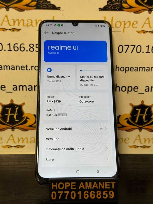Hope Amanet P10/REALME C61