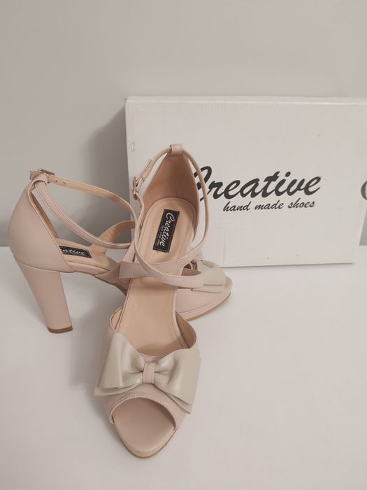 Pantofi piele cu toc - Creative Shouse