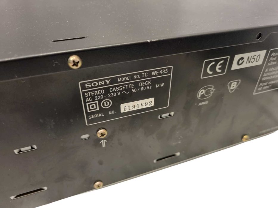 Defect Sony TC-WE435