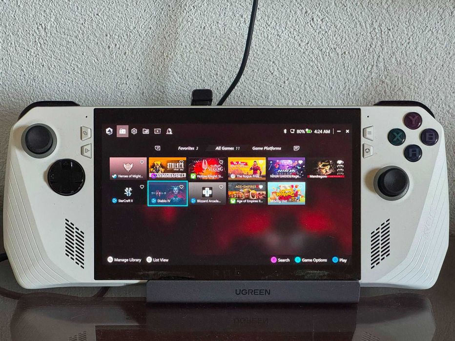 ASUS ROG Ally Z1 Extreme + dock Ugreen - stare perfecta