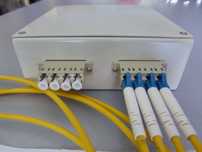 Кутия за инсталация на оптичен кабел  LC PatchBox - 2 Port Quad 8-Core