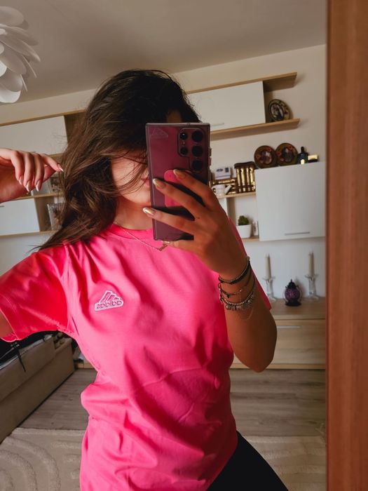 Tricouri Adidas,roz și negru