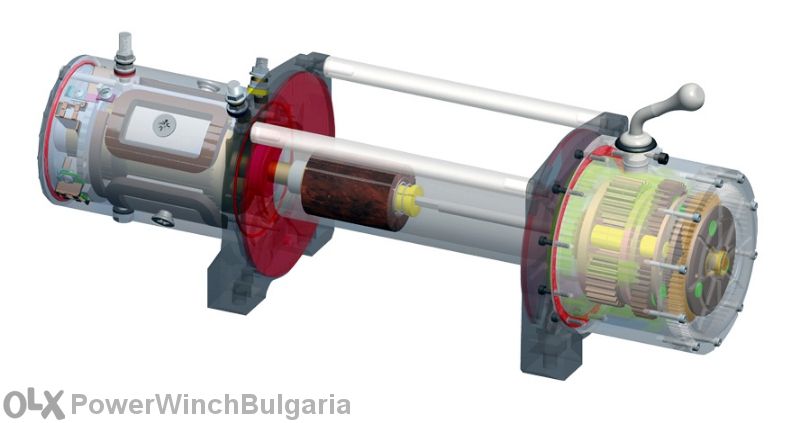 Продавам електрическа лебедка 12000lb - 5443 kg