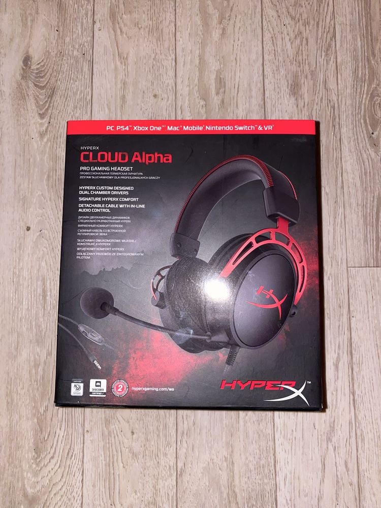Hyperx Cloud Alpha гарнитура(ПРОЧИТАЙТЕ ОПИСАНИЕ)
