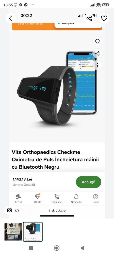 Sistem medical de monitorizare checkme 02
