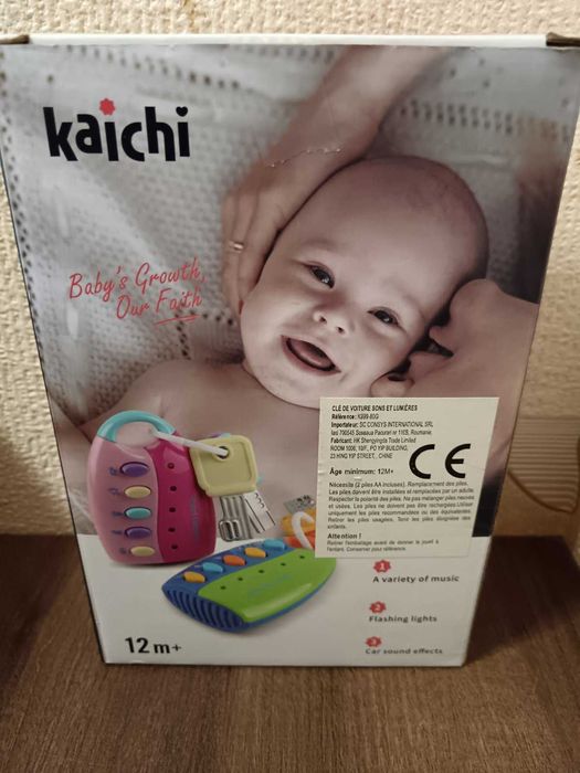 Дистанционно за кола с ключове Kaichi.Peppa Pig 2 в 1 - пиано-ксилофон