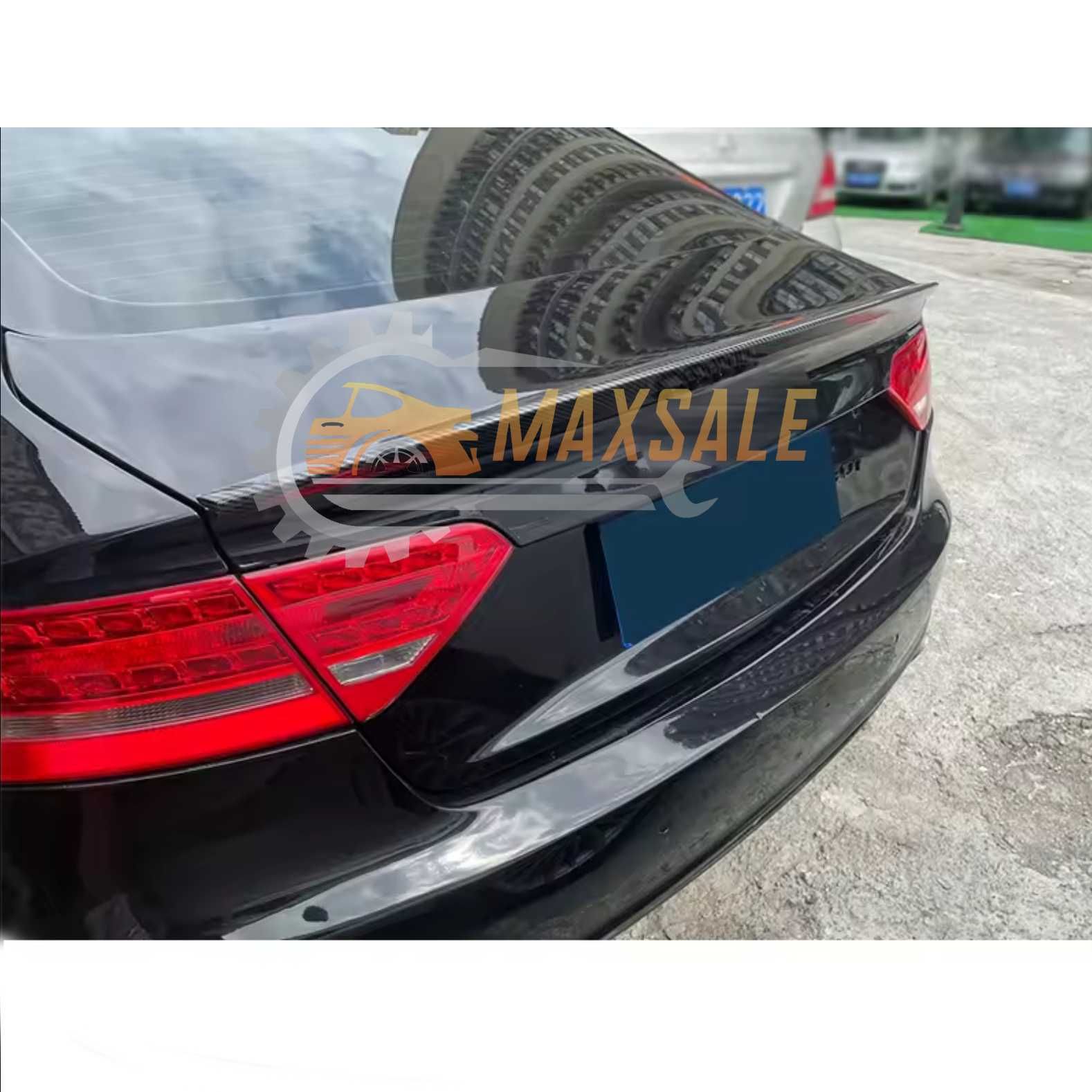 Спойлер Audi A5 Sportback S style B8 черен гланц седан s line quattro