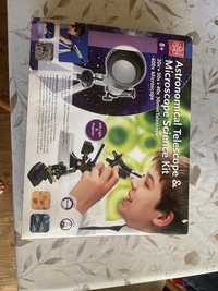 Детски комплект с телескоп и микроскоп *ПЕРФЕКТНО СЪСТОЯНИЕ*