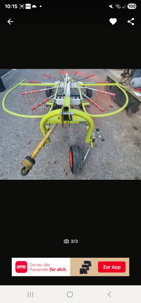 Grebla adunat claas liner 370