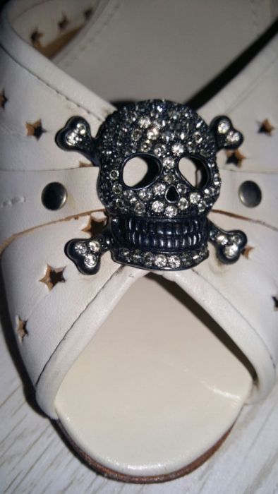 Pantofi cu toc Pedro Garcia - Rock style cu cristale Swarovski - 41