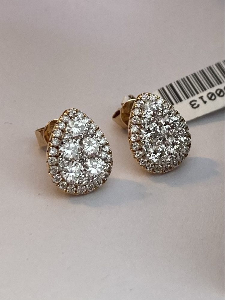 Set lux aur roz 18kt.cu diamante 3.23ct