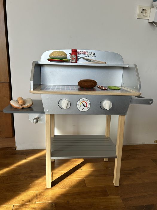 Дървено детско барбекю / грил
