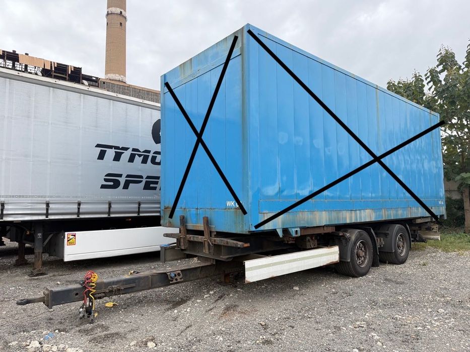 Remorca container BDF Krone roti 435/50 R 19.5