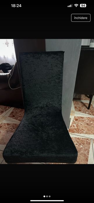 Set Huse scaune catifea