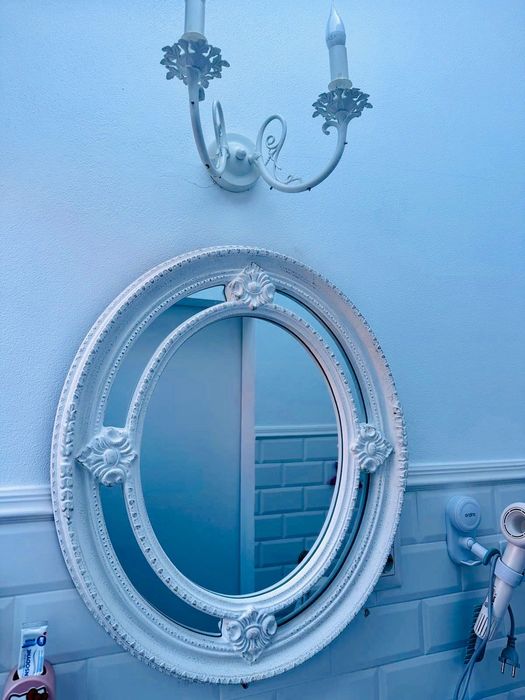 Oglindă rotundă tip baroc – Mobexpert