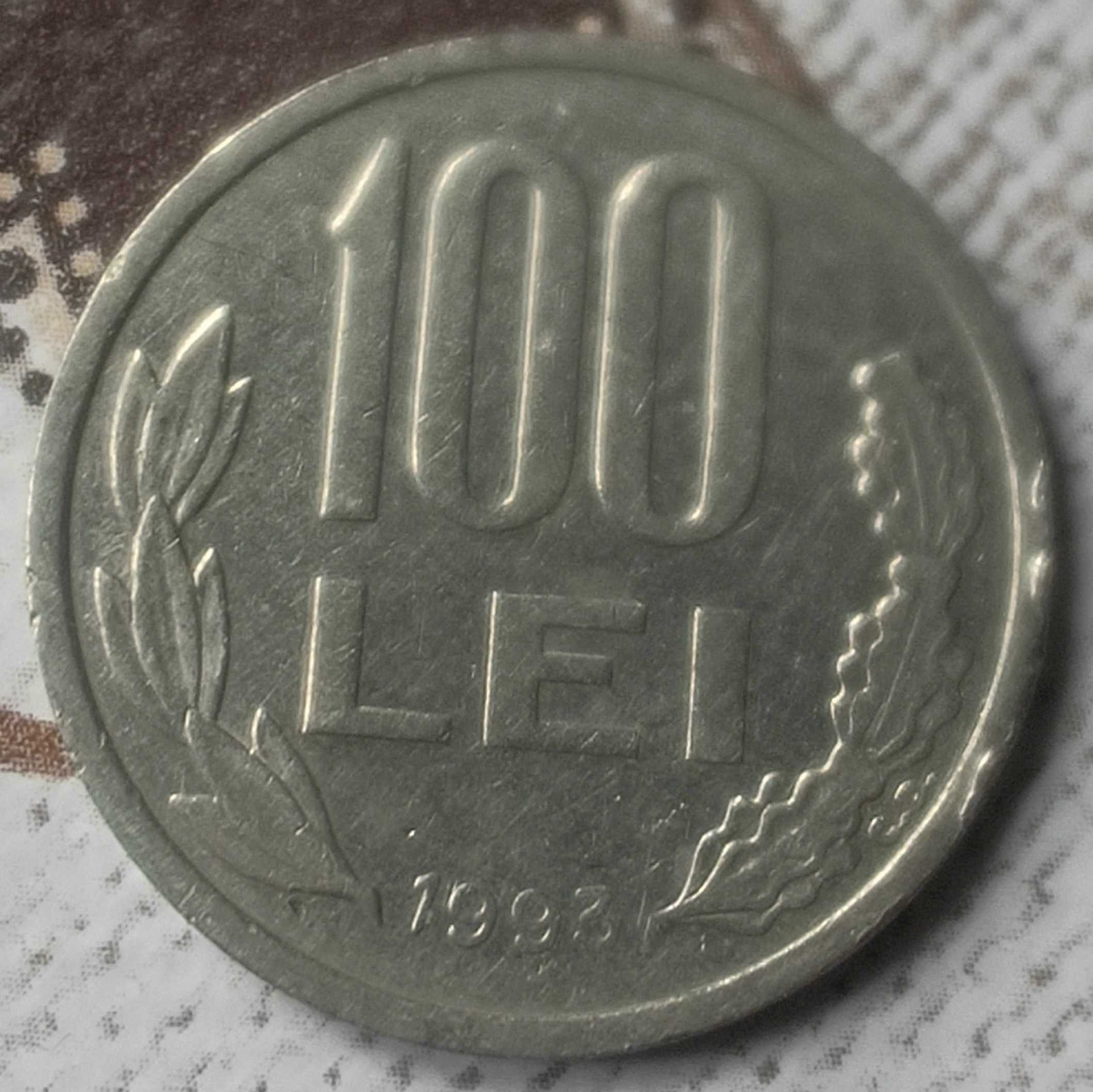 Moneda 100 lei din anul 1993