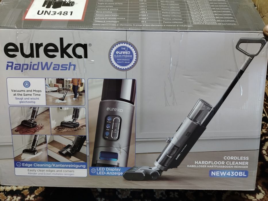 Aspirator fara fir Eureka RapidWash GX5 Pro, 150W, 800ml apa curata,